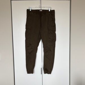H&M Dark Brown Cargo Pants for Men
